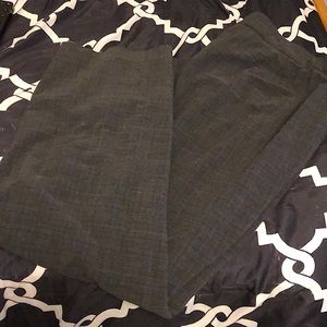 Grey tweed dress pants.